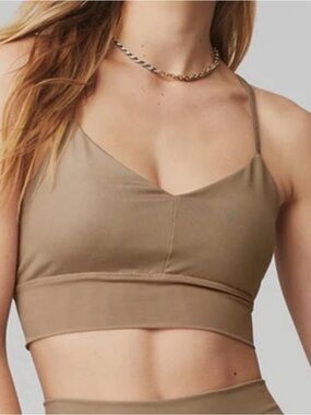 ALO Yoga Lavish Bra Gravel Small